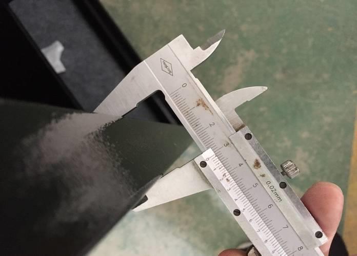 测量柜体部件的金属厚度
