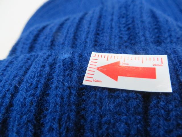 A snag identified on the garment surface